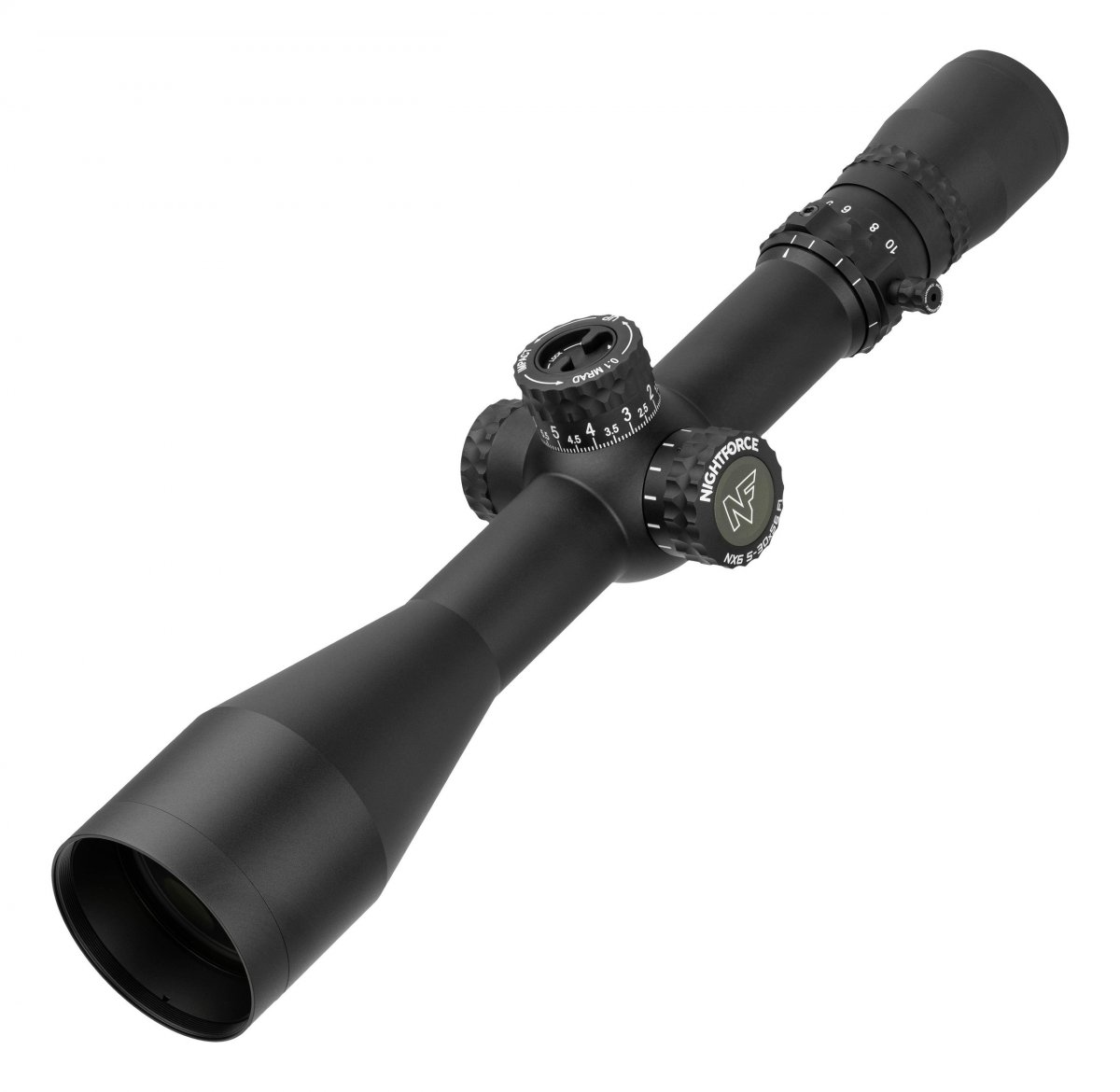 Nightforce Kikarsikte NX6 5-30x56 F1 0,1 MRAD Mil-C belyst – bild 2