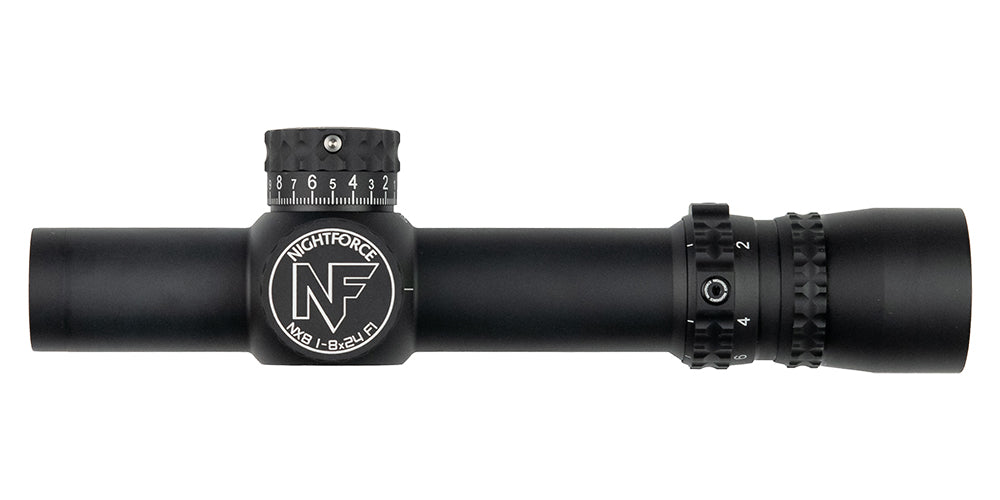 Nightforce Kikarsikte NX8 1-8x24 F1 FC-Mil belyst, 2/10 MRAD – bild 2