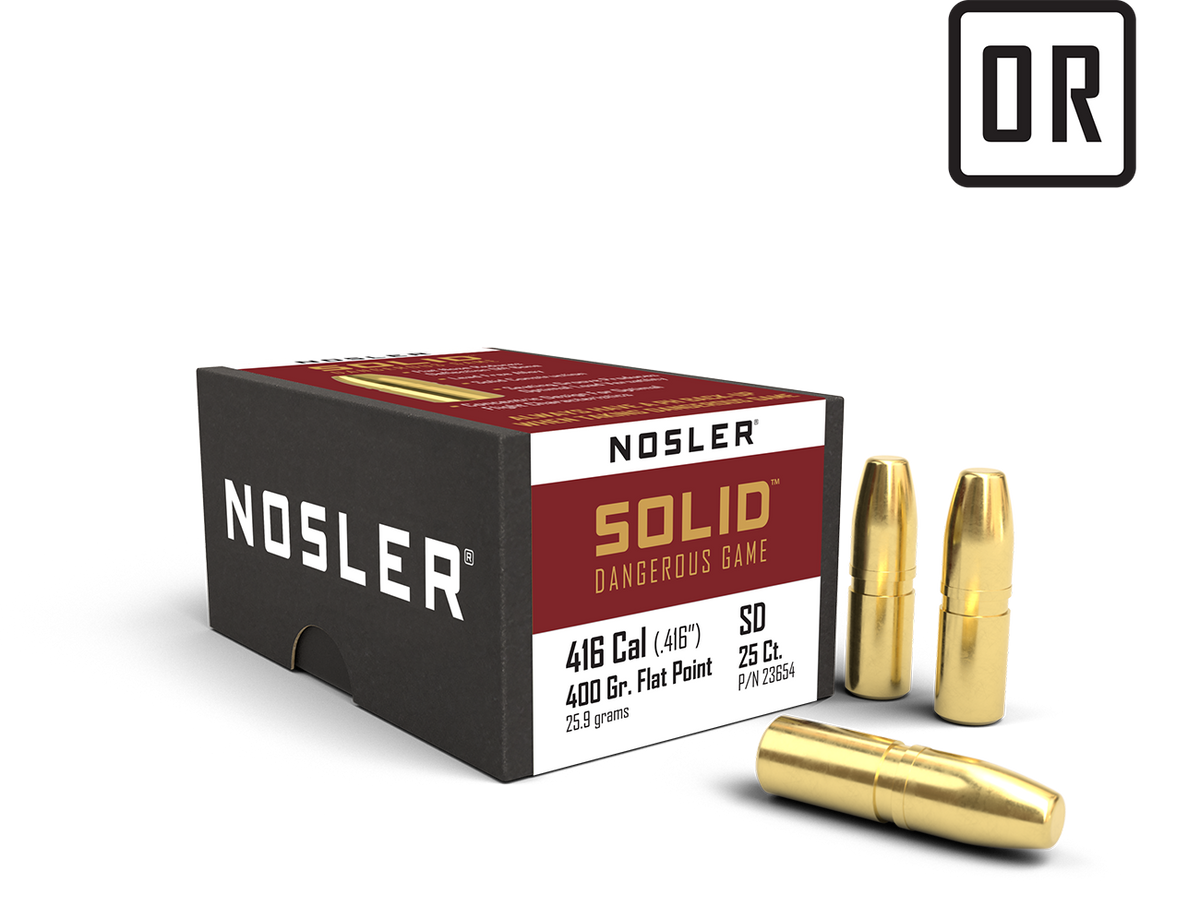 Nosler - Kula - 416 Caliber (.416) - 400gr - Solid - 25st/ask