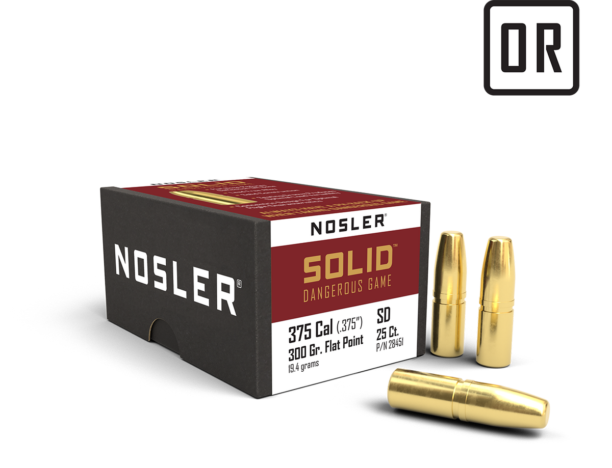 Nosler - Kula - 375 Caliber (.375) - 300gr - Solid - 25st/ask