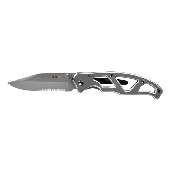 Gerber Paraframe I fällkniv med delvis tandat blad