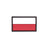 Eemann Tech - Polish Flag PVC Patch 3x5cm with Hook and Loop Fastener