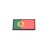 Eemann Tech - Portuguese Flag PVC Patch 3x5cm with Hook and Loop Fastener