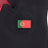Eemann Tech - Portuguese Flag PVC Patch 3x5cm with Hook and Loop Fastener