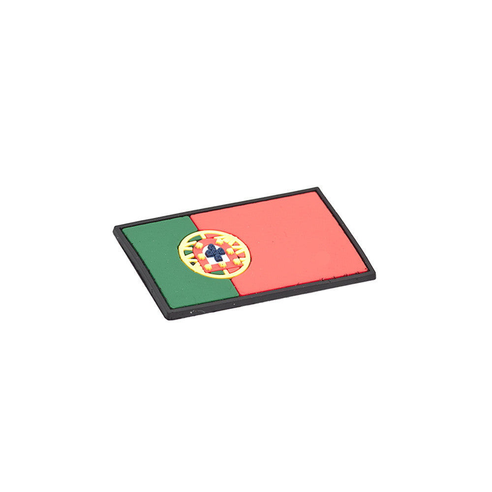 Eemann Tech - Portuguese Flag PVC Patch 3x5cm with Hook and Loop Fastener