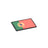 Eemann Tech - Portuguese Flag PVC Patch 3x5cm with Hook and Loop Fastener