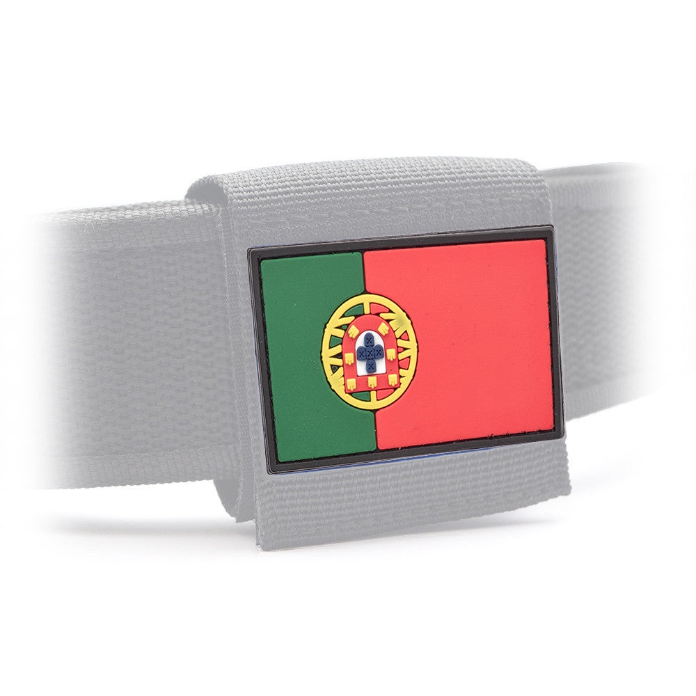 Eemann Tech - Portuguese Flag PVC Patch 3x5cm with Hook and Loop Fastener