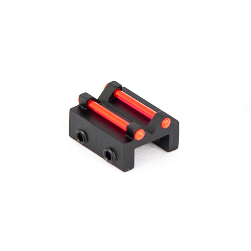 Toni System - Rear Sight for Shotgun Rib Under 8.1 mm with 1.5 mm Red Fiber Optic