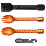 Gerber ComplEAT campingbestick i orange med gaffel, sked, spatel och multiverktyg