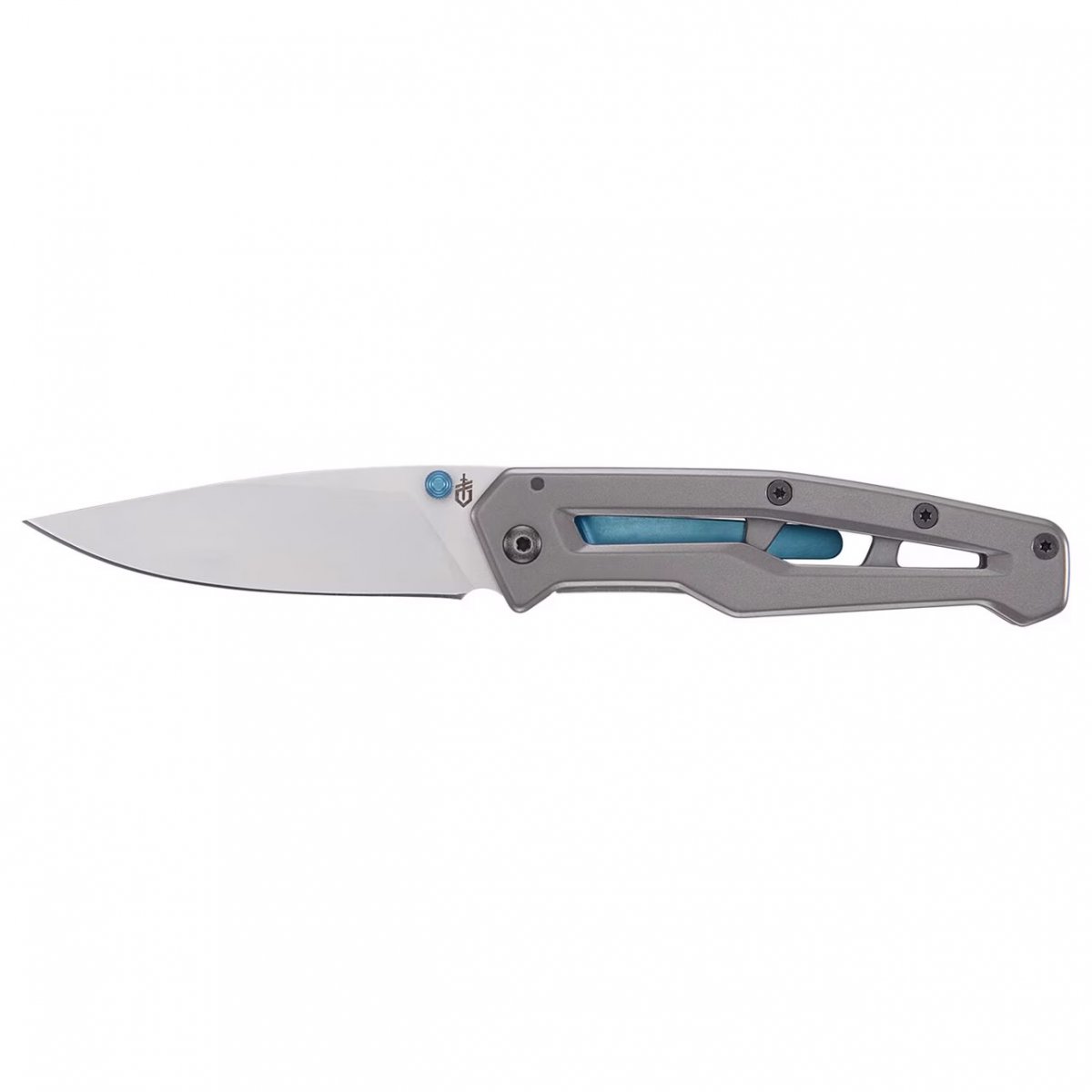 Gerber Paralite fällkniv i silver och blått