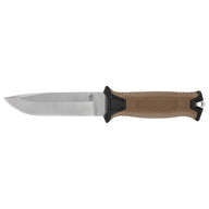 Svart Gerber StrongArm MagnaCut-kniv med fast blad och slida