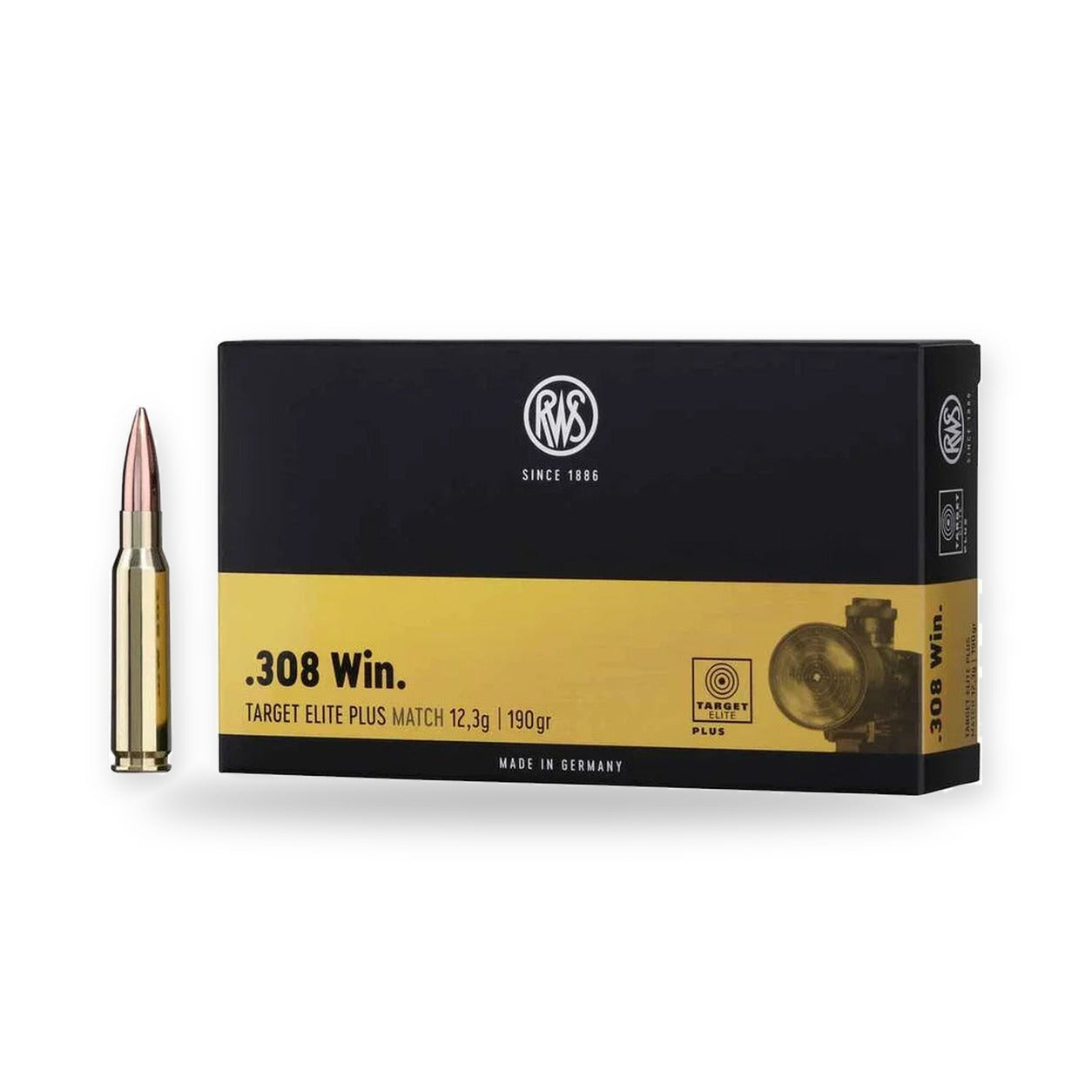 RWS - 308 Win - Target Elite Plus - 12,3g/190gr - 20/ask