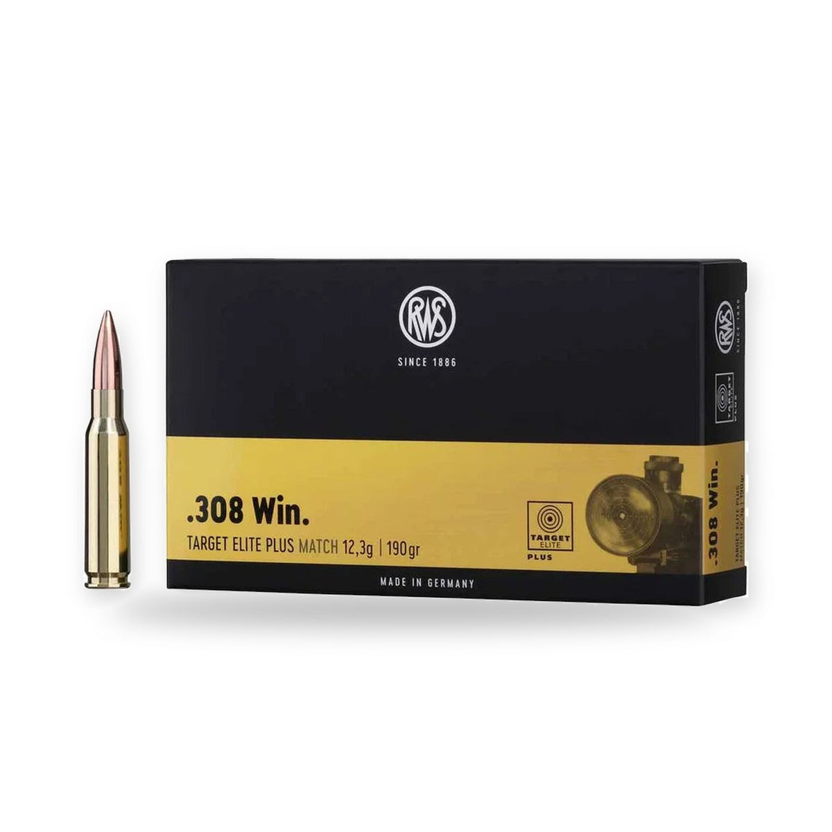 RWS - 308 Win - Target Elite Plus - 12,3g/190gr - 20/ask