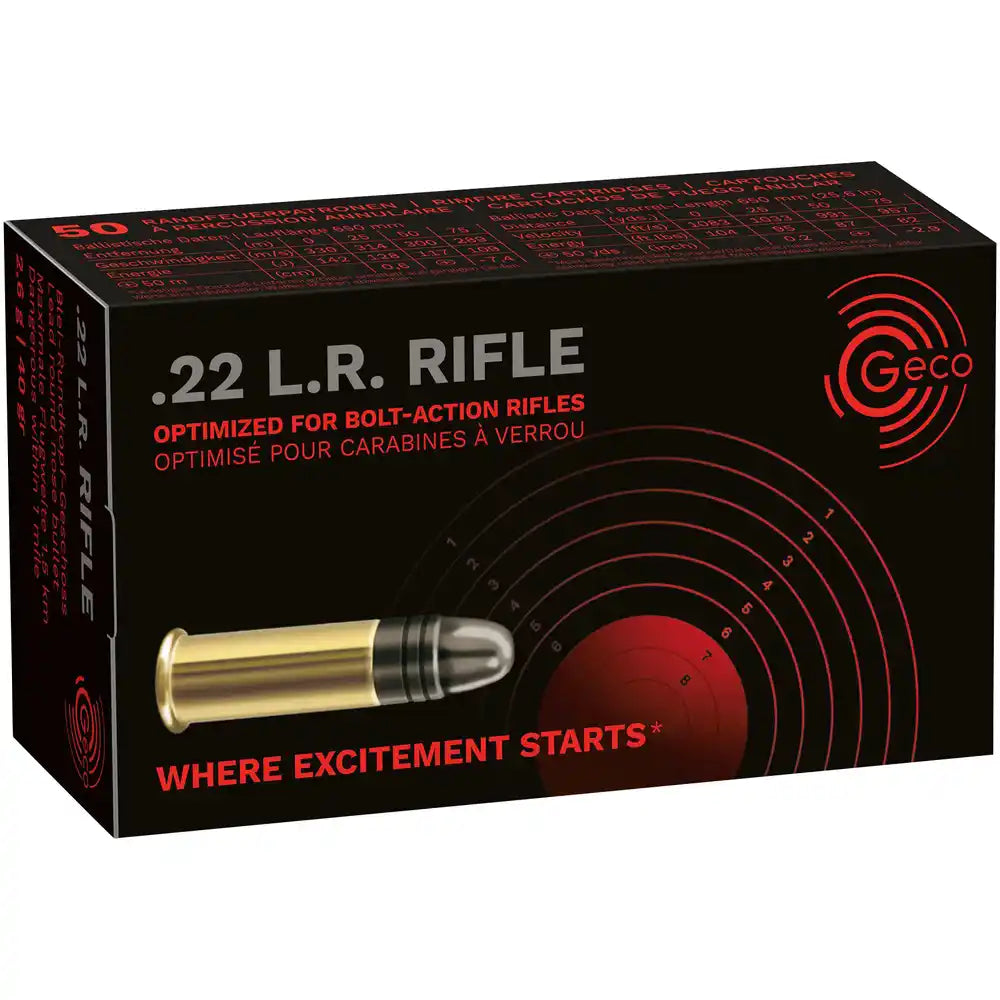 Geco - .22 lr - Rifle - 50st/ask