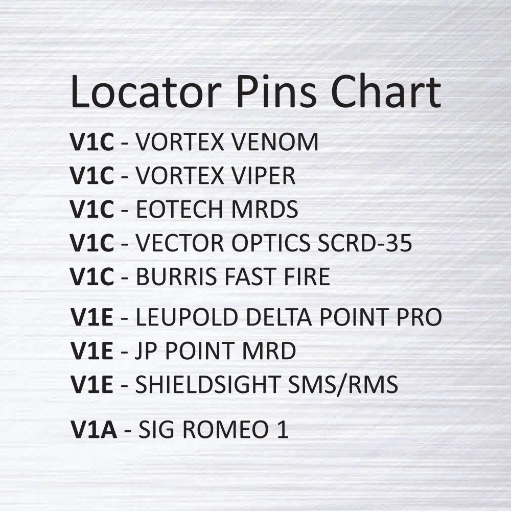 Eemann Tech - Spare Locator Pin V1E for Eemann Tech Red Dot Mount - 2 pcs./Set