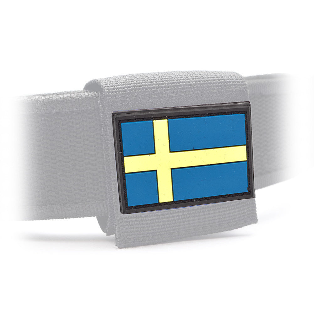 Eemann Tech - Swedish Flag PVC Patch 3x5cm with Hook and Loop Fastener