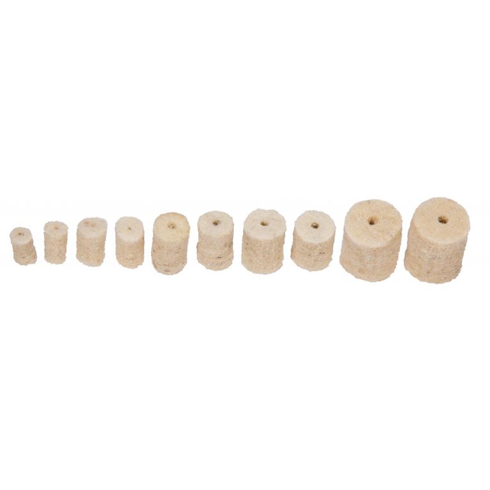 Tipton - Felt Cleaning Pellets - Kal. .40 / .45 - 50-pack med jagg