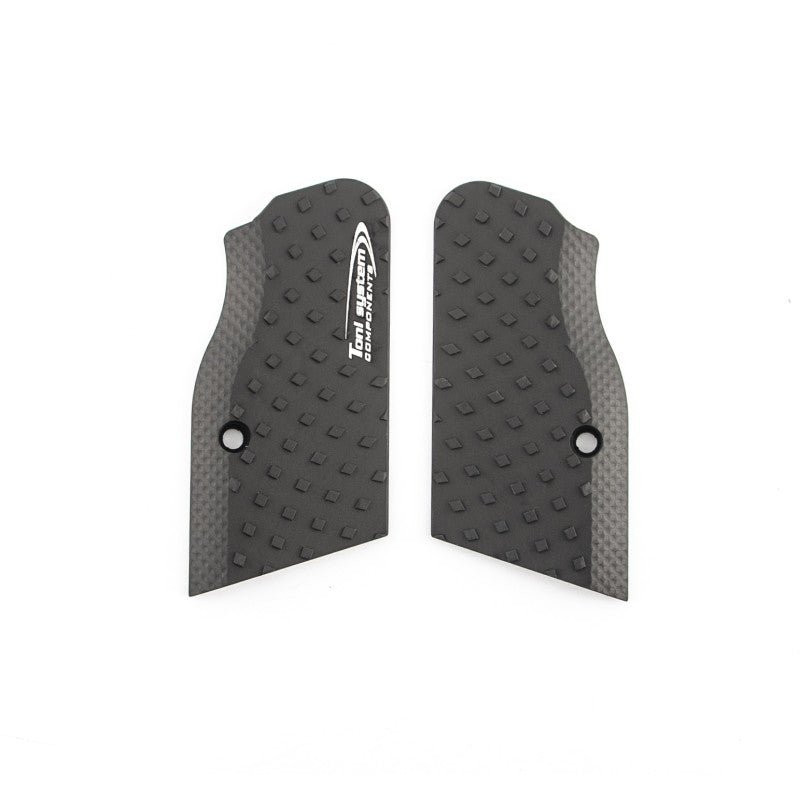 Toni System - Vibram Ultra-Short Grips for Tanfoglio Domina and Limited Custom Unica, Small Frame